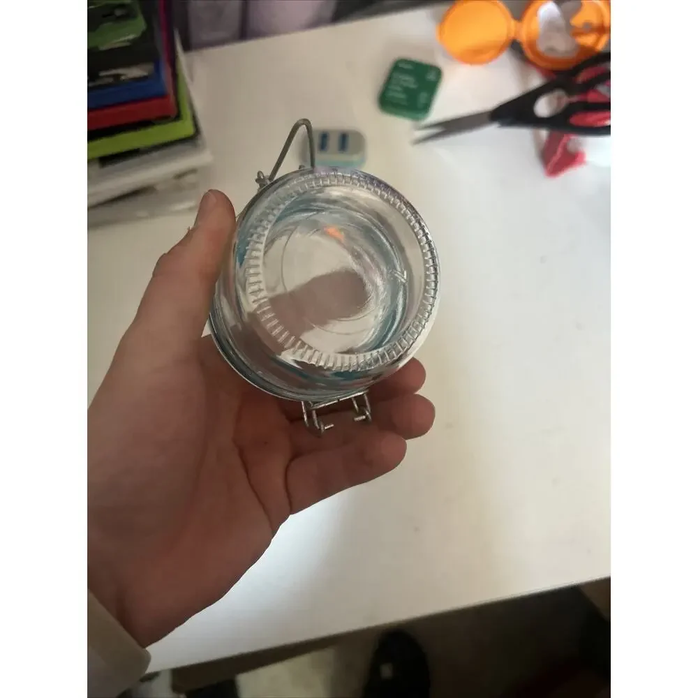 Unbranded jars colored